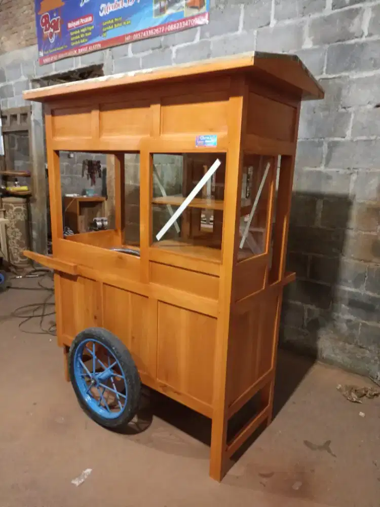 Gerobak Angkringan jg Melayani Pesanan Grobak Bakso Mie Bubur Sate dlL