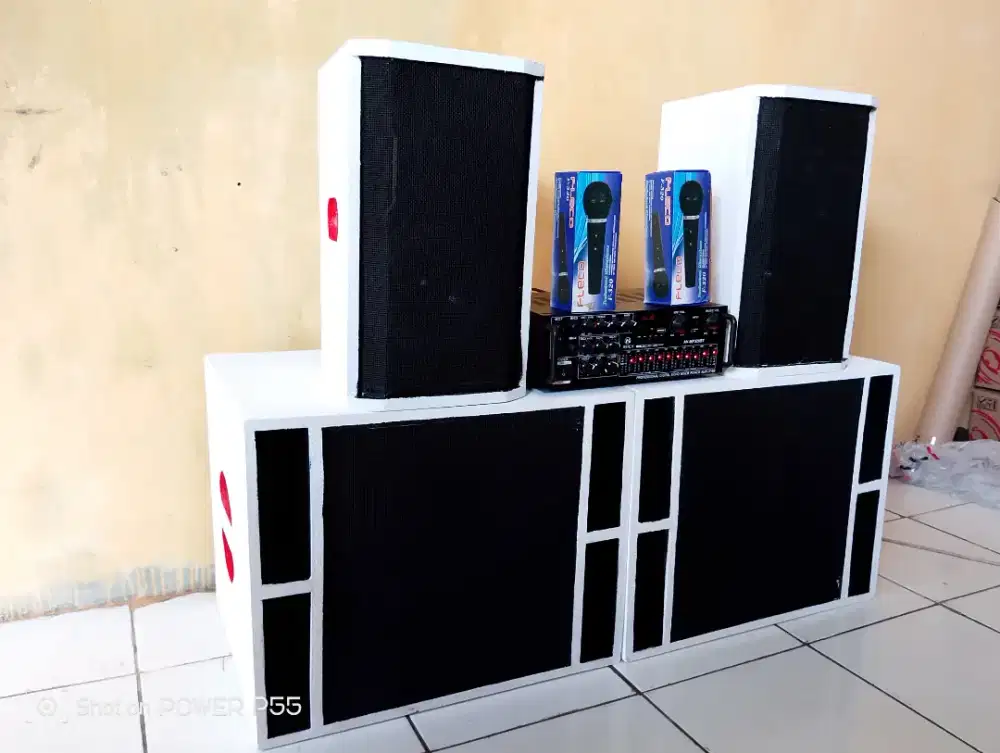 Paket sound sistem rumahan 10 inc komplit siap bunyi