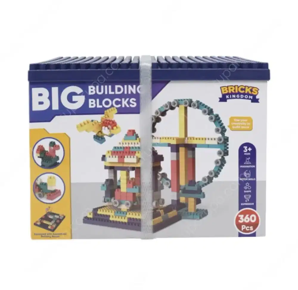 Set 360 Pcs Big Building Puzzle Blocks - Mix