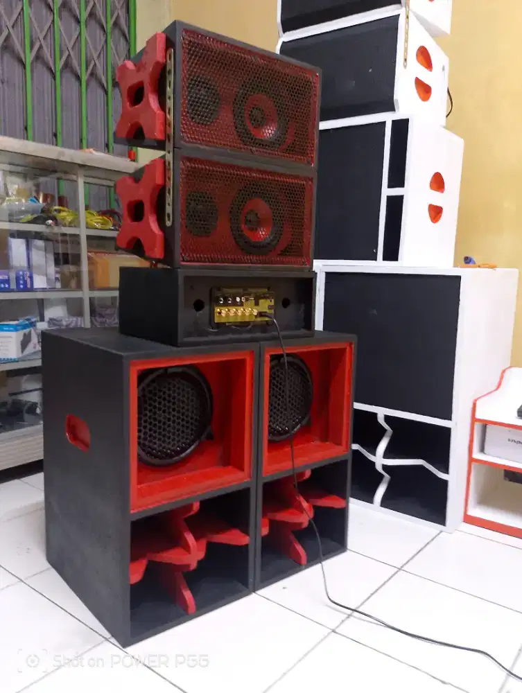 Paket sound miniatur rumahan 8 inc siap bunyi