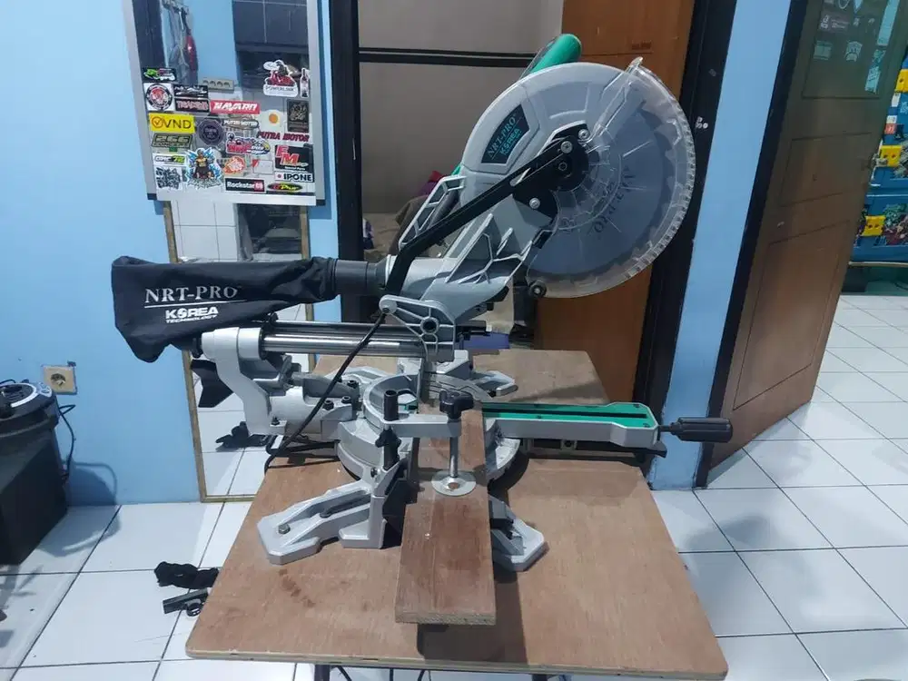 NRT-PRO MS 1055 HD Mitter Saw 10 Inch Gergaji Aluminium Sliding