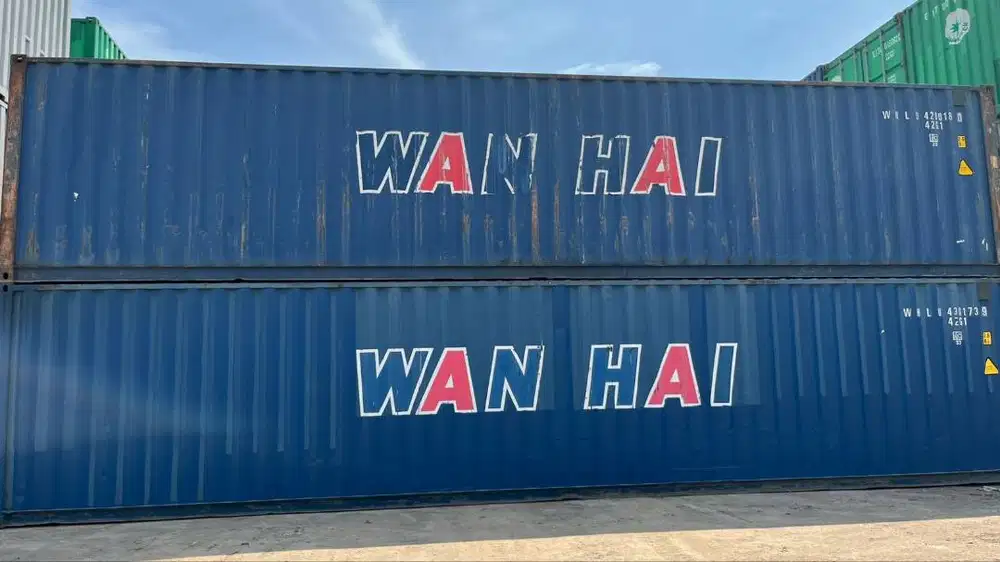 Jual Kontainer Bekas 40ft GP– Kondisi Bagus, Kokoh & Anti Bocor