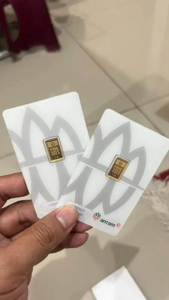 Antam redmark certieye 1gram @2pcs