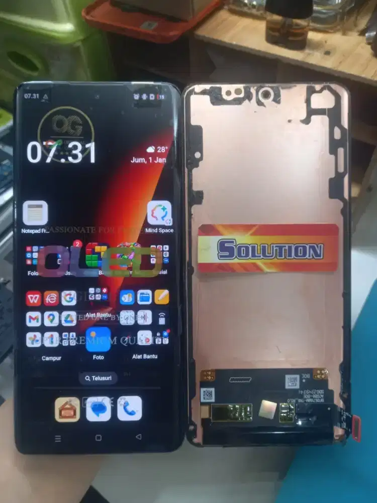 LCD TOUCHSCREEN RENO 11 5G / RENO 11 PRO 5G ORI OLED + PASANG