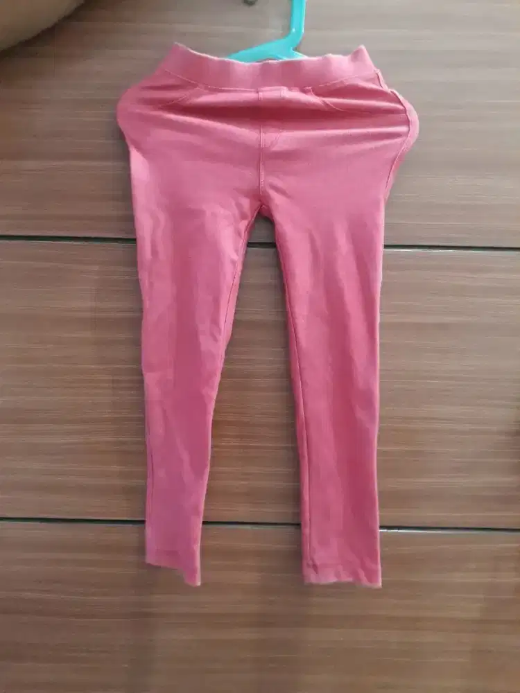 Celana legging pink