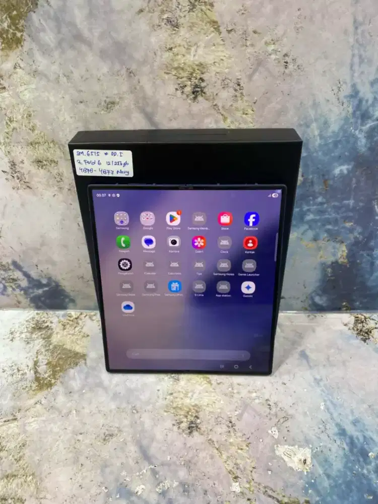 Di jual HP SAMSUNG GALAXY Z FOLD 6 5G NAVY RAM 12GB ROM 256GB