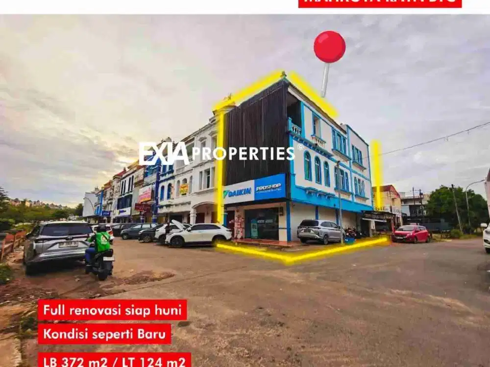 dijual ruko 3lt hook Mahkota Raya Batam center