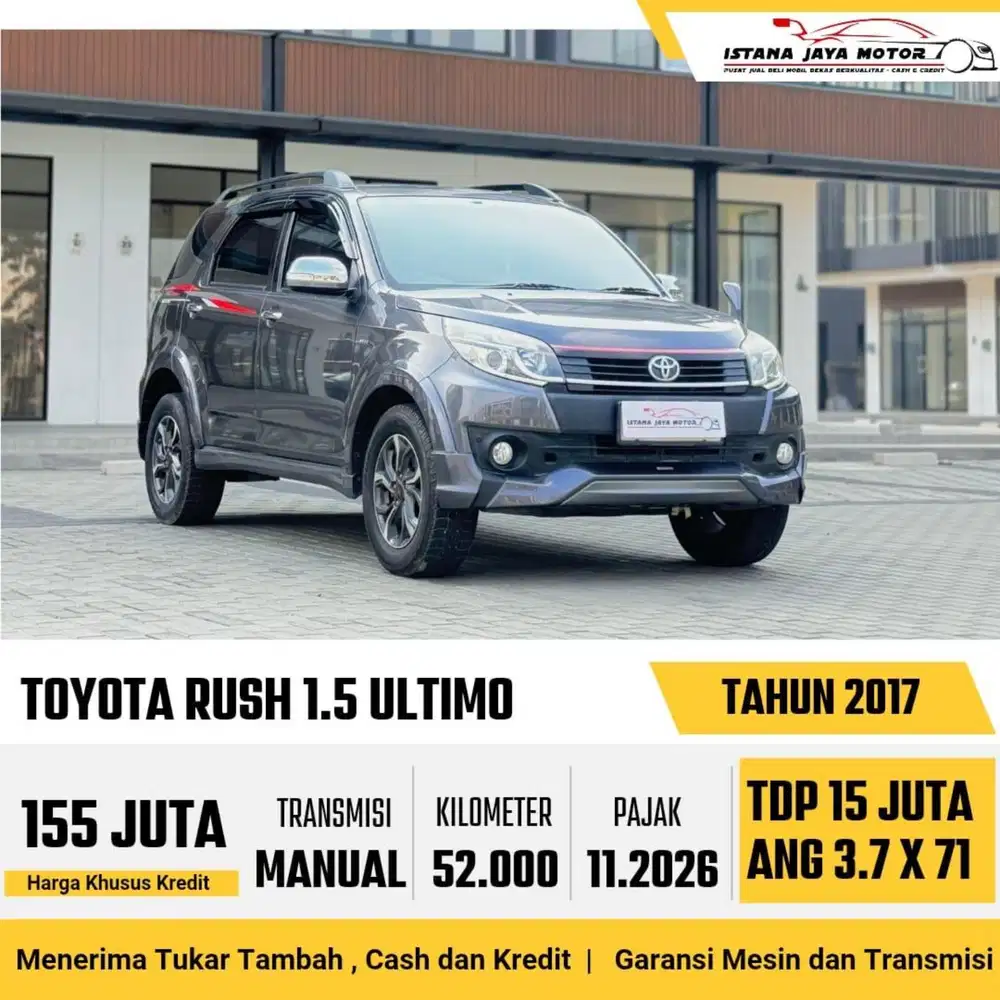 Toyota Rush TRD Ultimo Manual th 2017 #istana jaya motor