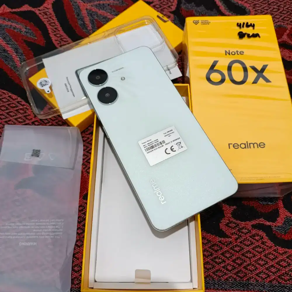 Realme Note 60x ram 4/64 Second Mulus