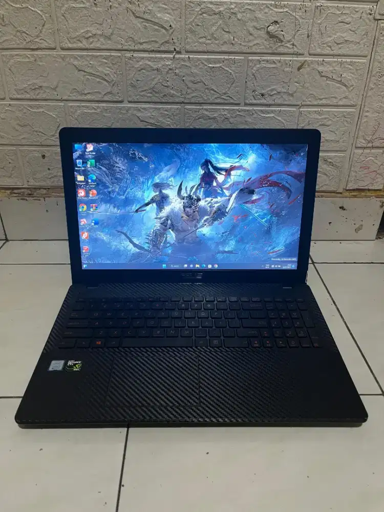 Dijual Laptop gaming editing Baby ROG asus X550v intel core i7 gen7