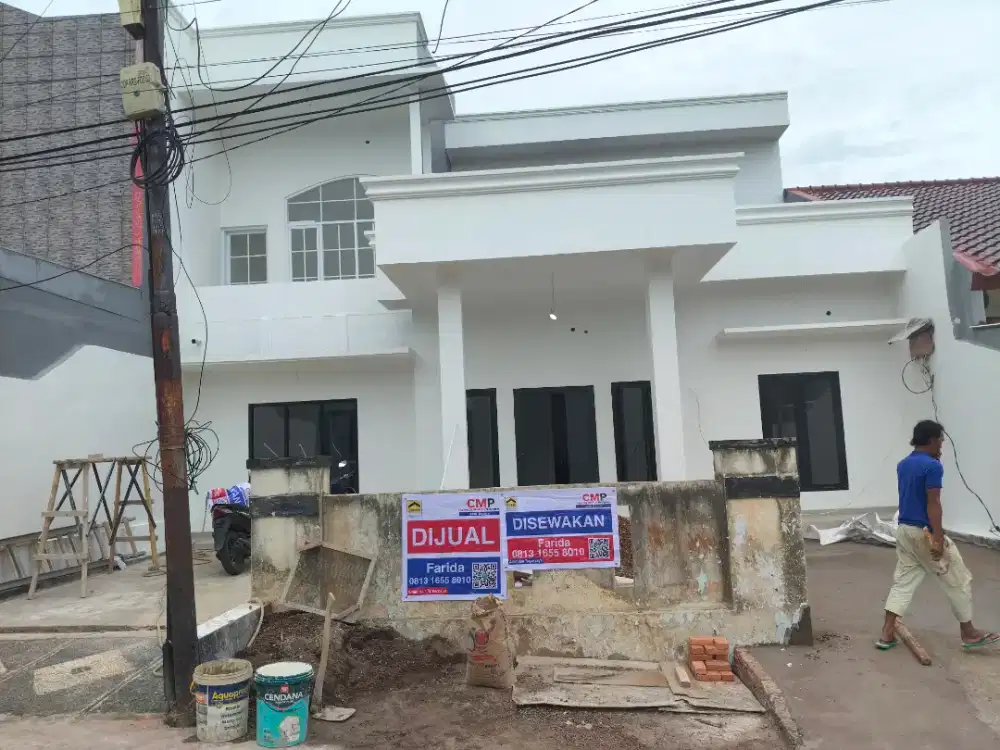 Dijual Rumah Bangunan Baru di perumahan Bumi Dirgantara Bebas Banjir