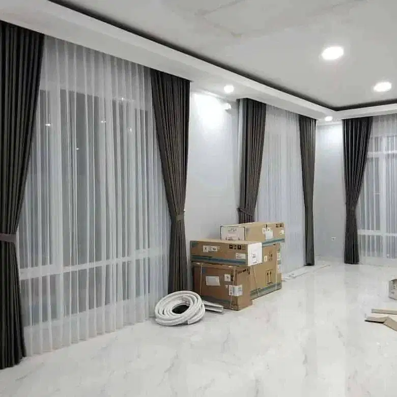 Cod Tirai Gorden Jendela Gordyn Mewah Hordeng Model Terbaru Murah