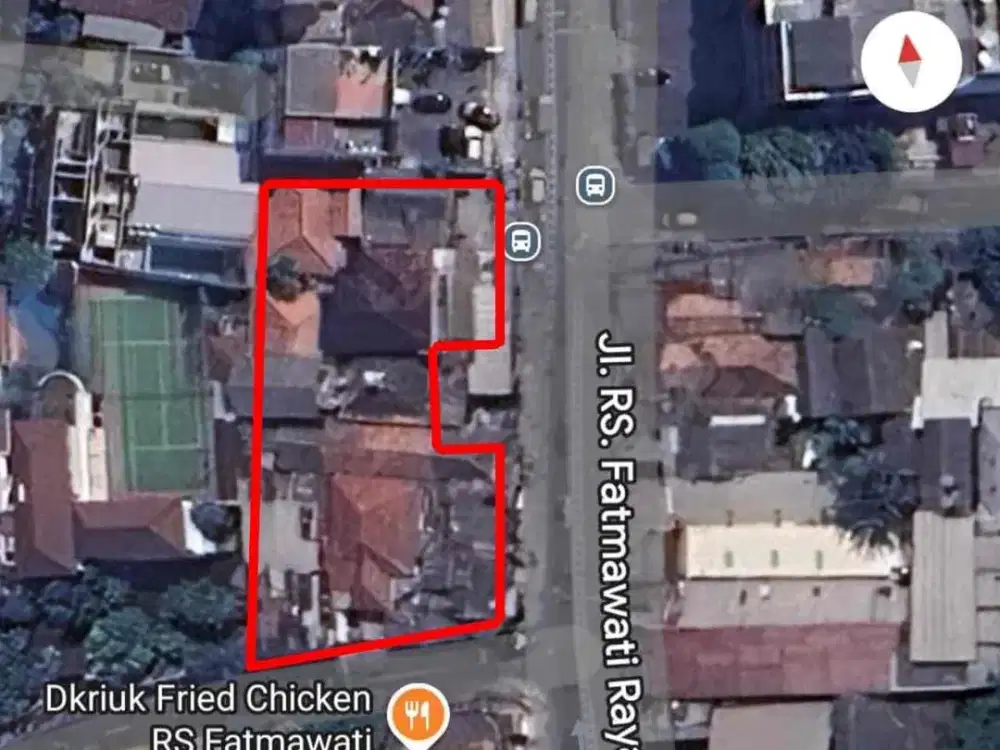 Tanah – Lokasi Strategis Pinggir Jalan Raya RS Fatmawati, Jakarta Selatan