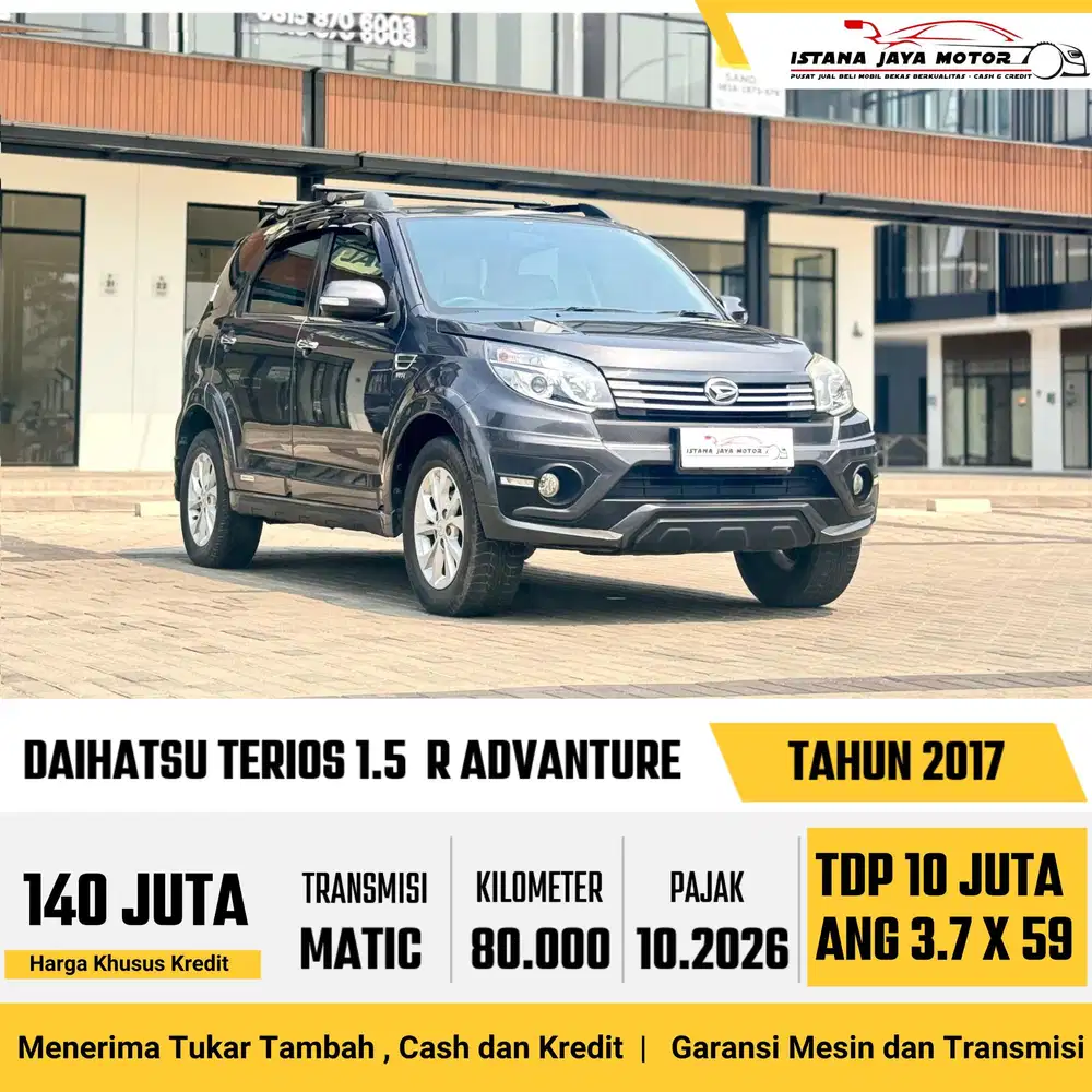 Daihatsu Terios R Adventure AT th 2017 #istana jaya motor
