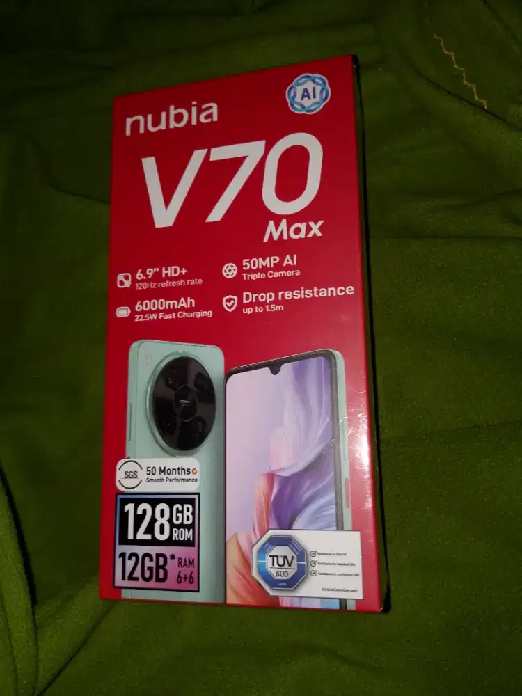 ZTE nubia v70 max unisoc t7200 6+6/128gb