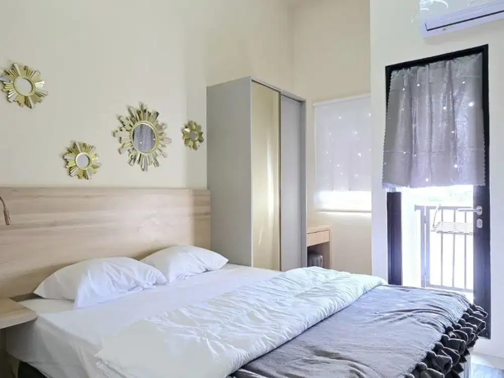 SEWA TAHUNAN – APARTEMEN STUDIO, FULL FUTNISHED SIAP HUNI di VITTORIO CITRALAND