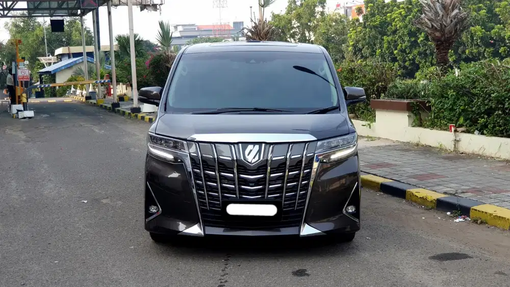 Km29rb toyota alphard g atpm tss 2020 coklat sunroof