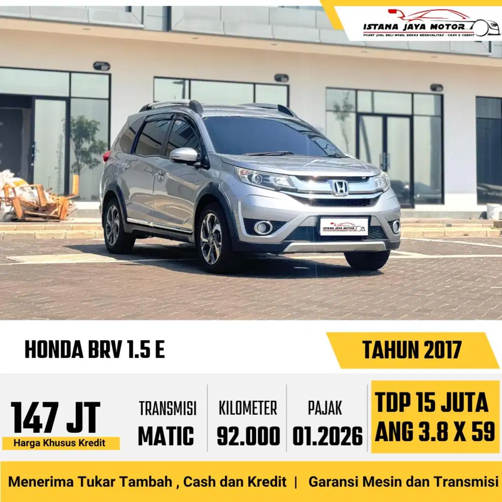 Honda Brv E AT th 2017 #istana jaya motor
