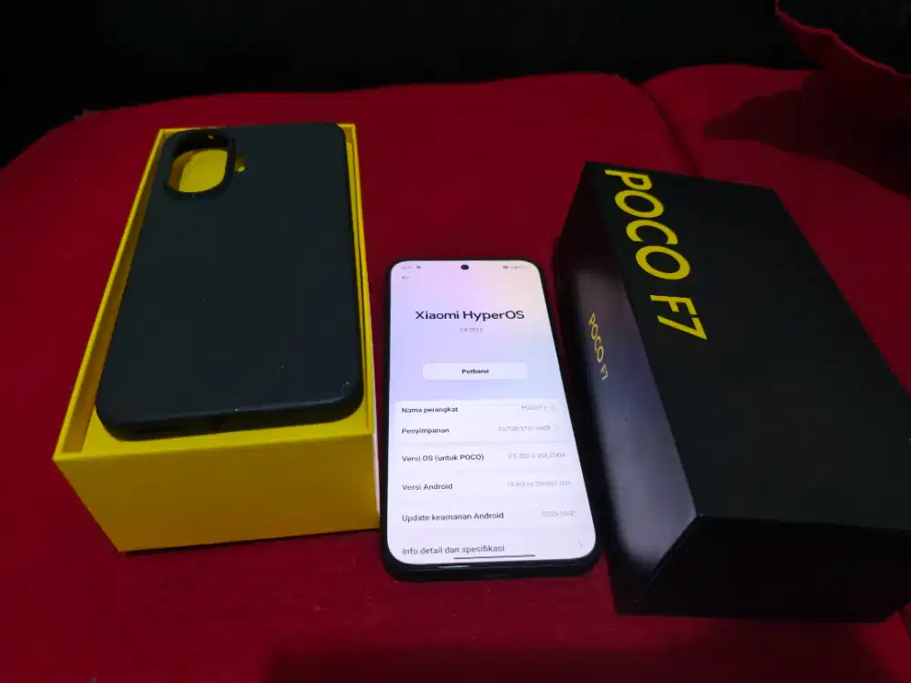 Poco f7 black 12/512 fulset no minus