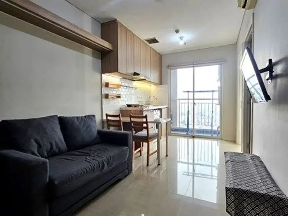 Lokasi Premium Sewa 2BR Furnished Bagus di Madison Park Dgn Fasilitas Kolam Renang, Gym, Sky Garden Dkt Mall Central Park, Taman Anggrek & Perkantoran