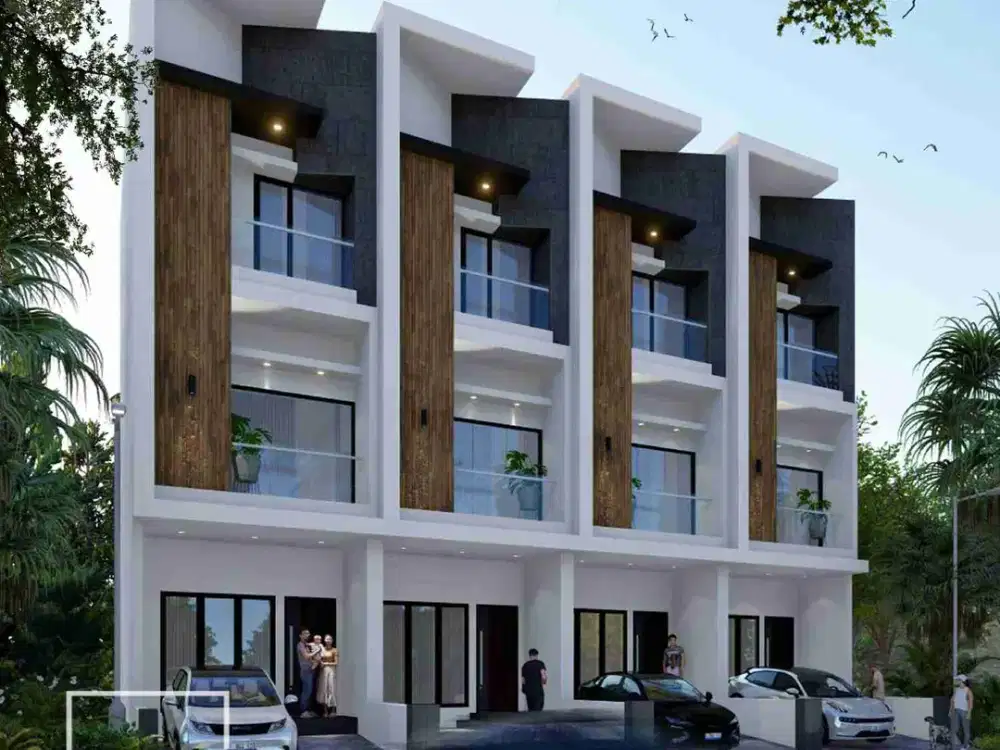 RUMAH BARU MINIMALIS MODERN KAVLING POLRI JELAMBAR JAKARTA BARAT