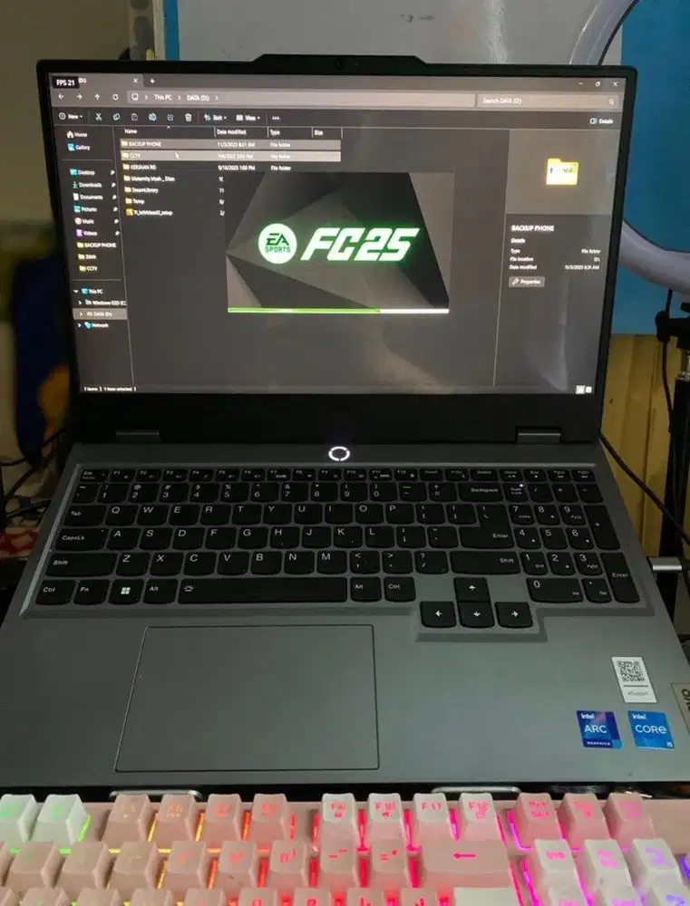 Jual cepat BU Lenovo LOQ i5-12450HX | RAM 24GB | RTX 2050| 512GB SSD