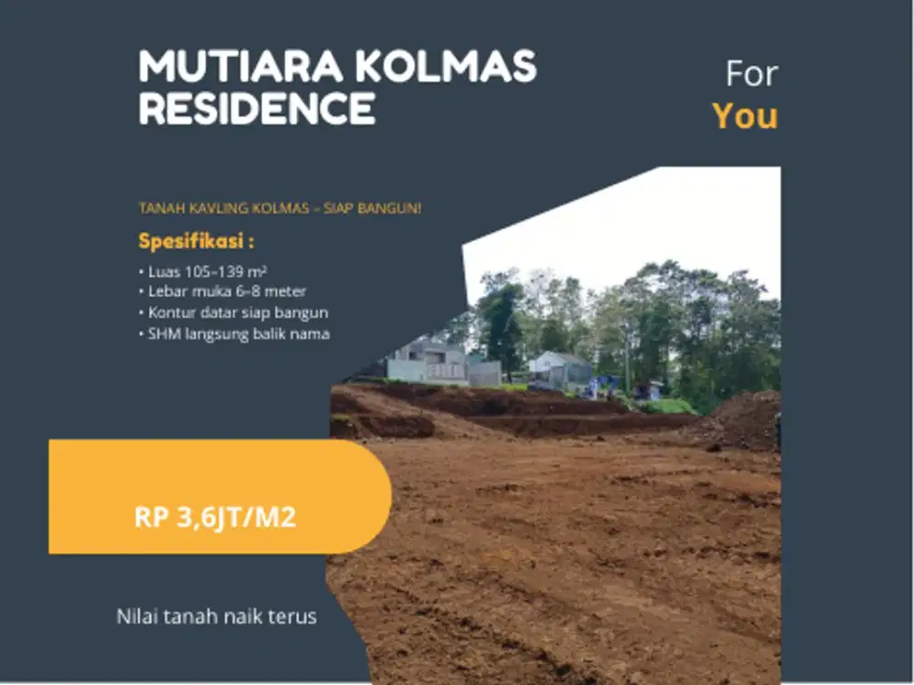 Investasi yang Tak Pernah Tidur! Kavling Kolmas: Prospek Kenaikan Harga Stabil di Kaki Gunung