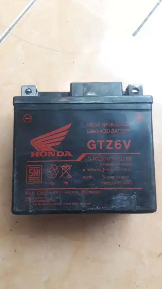 Aki motor bekas vario / accu motor