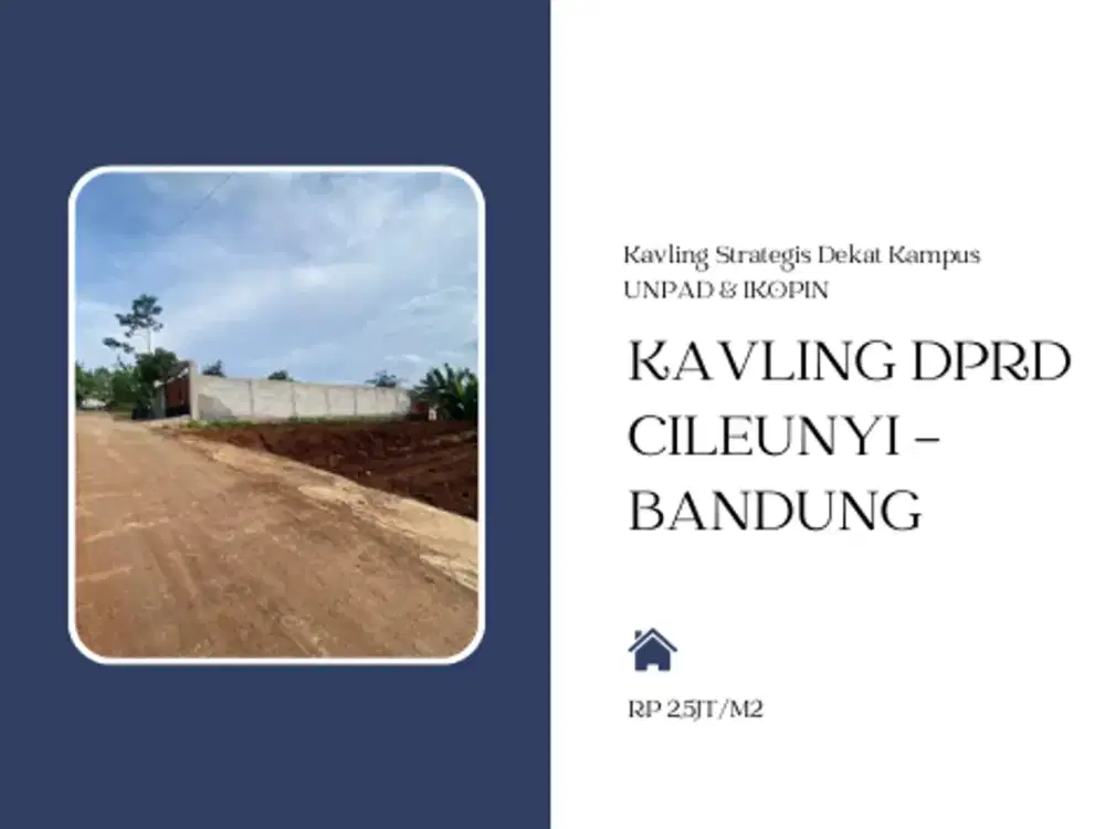 INI LAHAN TERAKHIR YANG BISA ANDA BELI! Kavling A2 156m² Cileunyi. Segera Miliki!