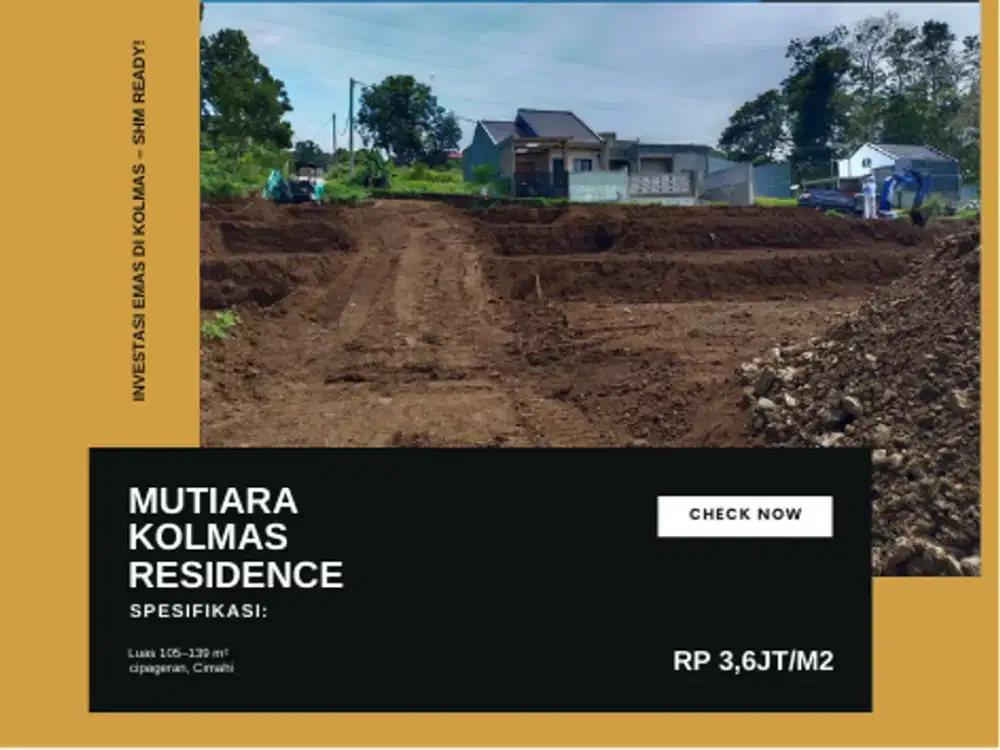 Kavling Kolmas Bebas Ribet IMB! Semua Pengurusan Dokumen Bangunan Kami Fasilitasi