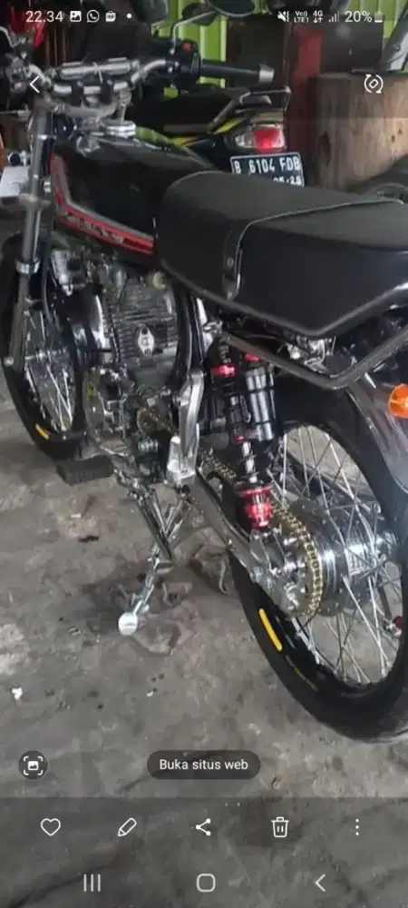 Honda GL 100 modifikasi full