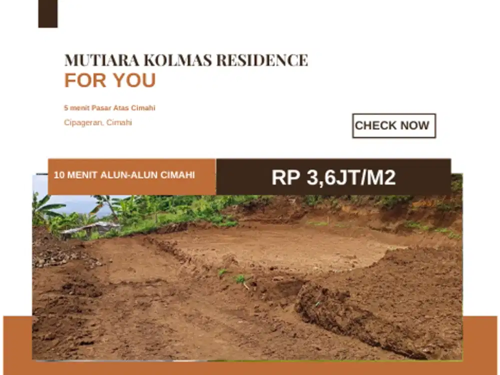 Amankan Keputusan Sebelum Kamis Dini Hari! Kavling Kolmas: Investasi Jangka Panjang Paling Bijak