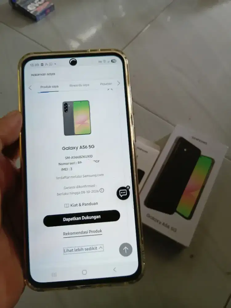 Samsung a56 12/256 garansi panjang 10-2026