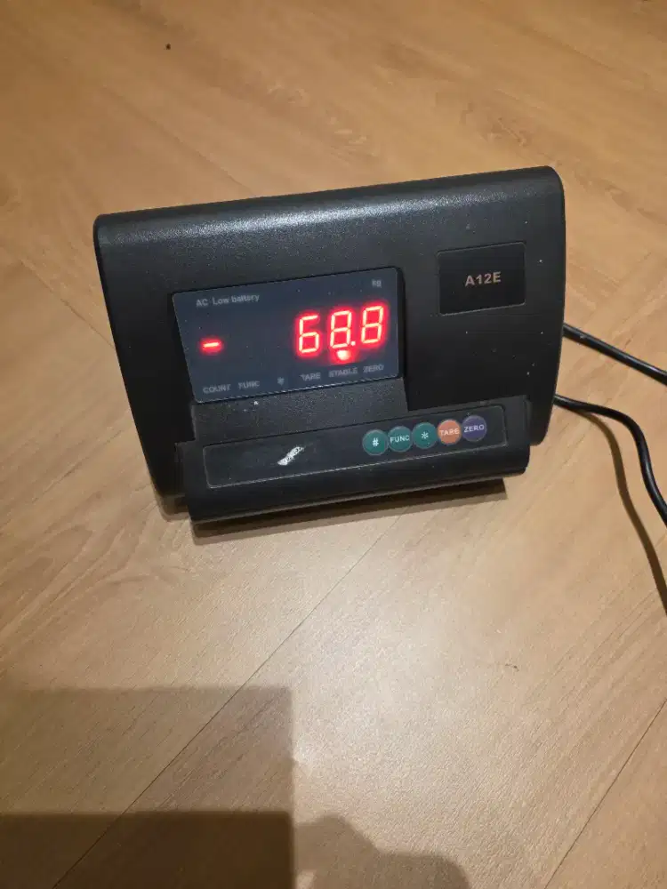 Kepala timbangan sonic A12E baterai + listrik