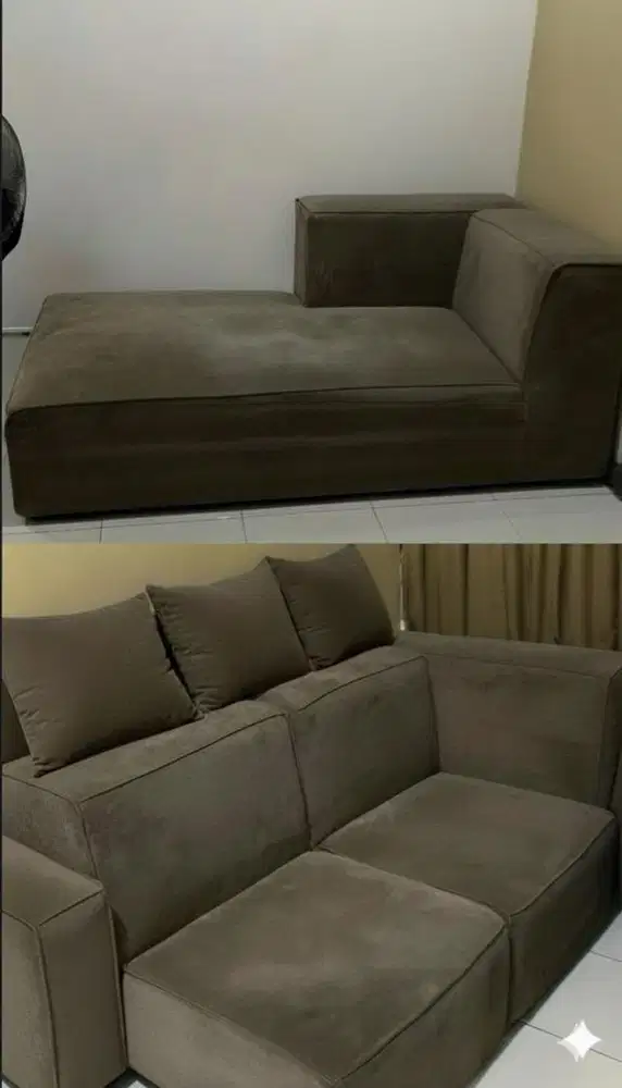 Dijual Sofa L-Shape / Sofa Chaise – Kondisi Sangat Bagus!
