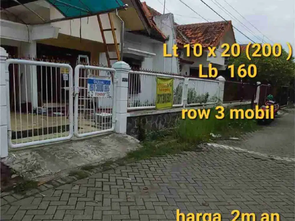 ️BU‼️JUAL MURAH️‼️RUMAH WISMA MUKTI sip huni SHM