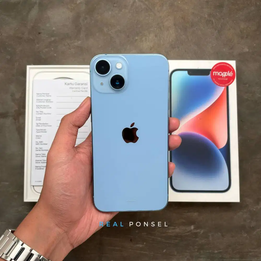 iPhone 14 128 iBox Garansi Juli 2026