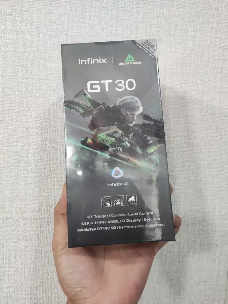 Infinix GT 30 8+256gb New garansi resmi bisa cash/cicilan paylatter