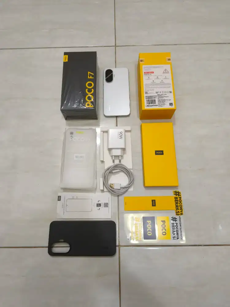 Xiaomi POCO F7 12/512gb White Resmi baru 3 bulan pakai mulus terawat