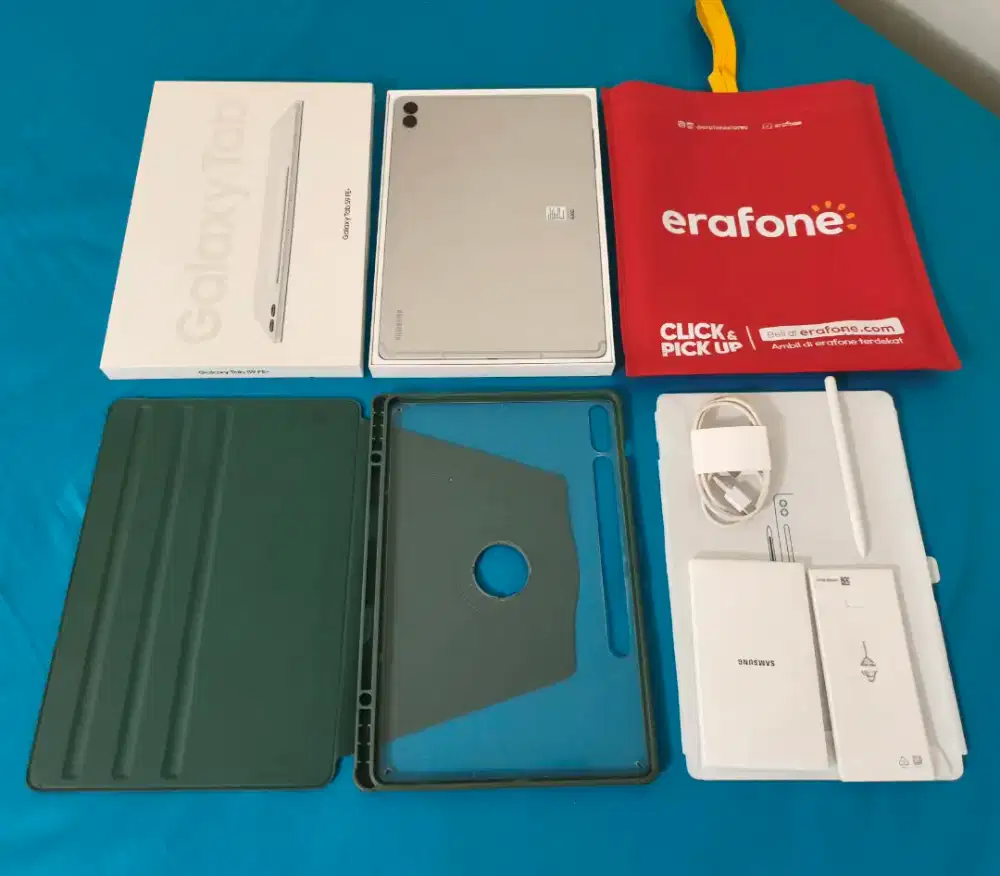 Samsung Tab S9 FE+ Plus 128gb SEIN Resmi garansi on April 2026 mulus
