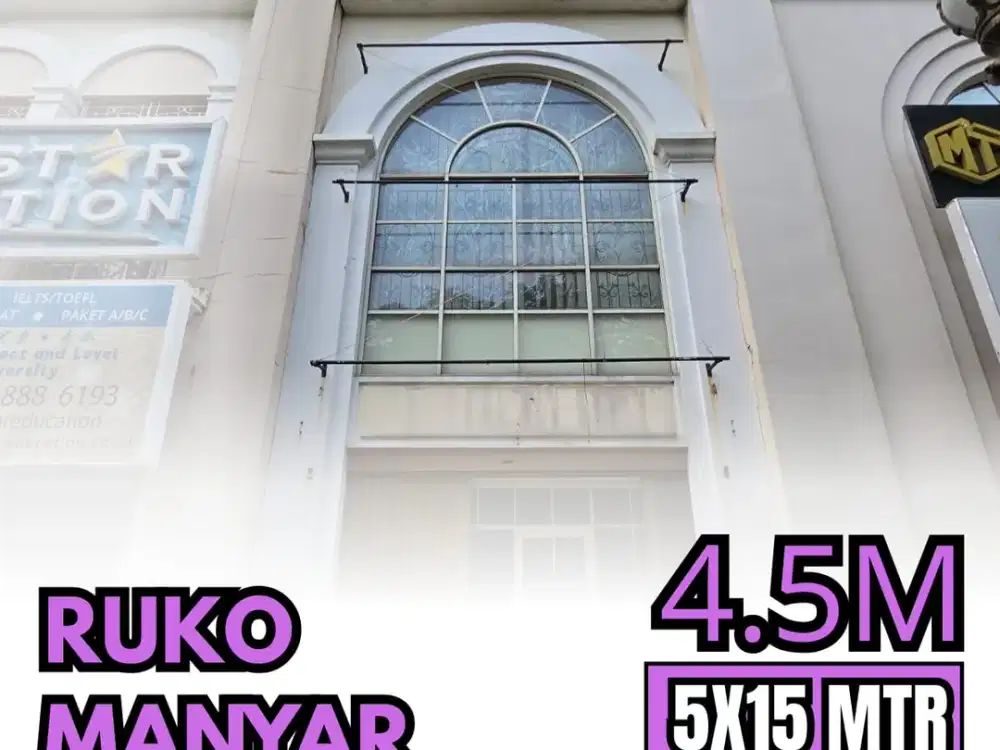 MURAH RUKO MANYAR - PANTAI INDAH KAPUK UKR 75 M2 DEKAT SKUL SIS