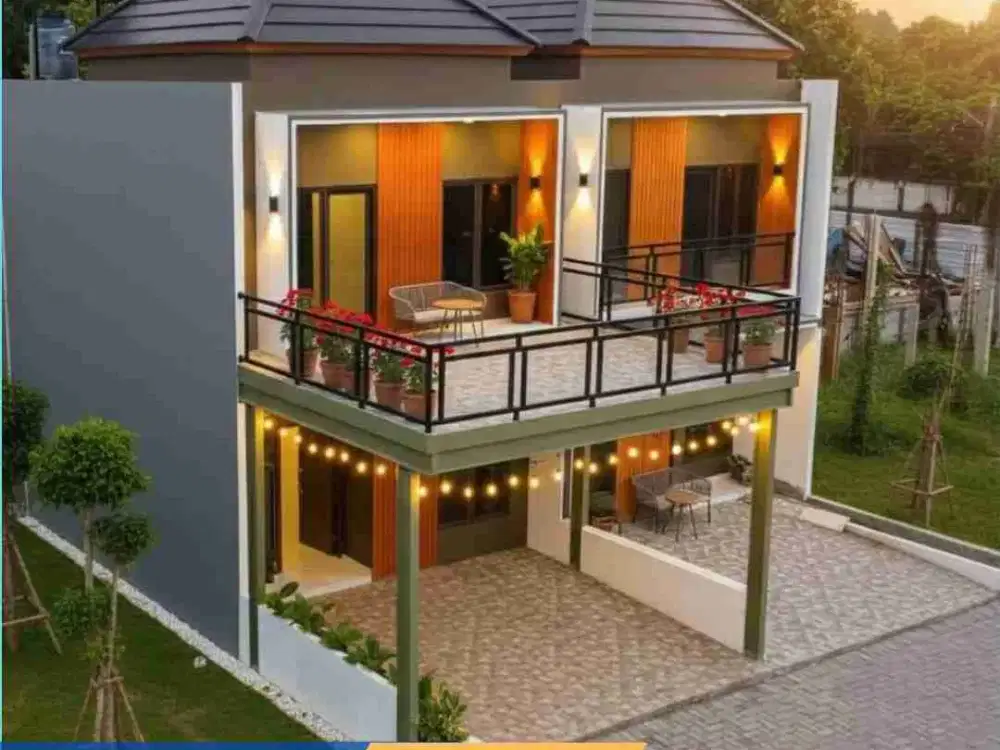 spesial price rumah Cluster 2 lantai, free biaya2 DP 0%