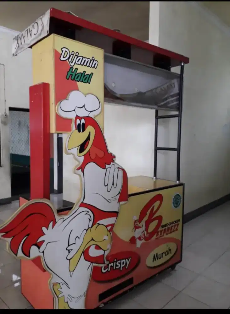 Rombong ayam crispy second/bekas