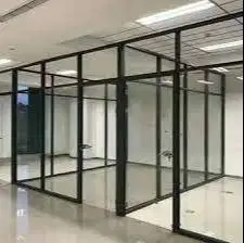 Kusen Pasang Partisi Alumunium Aluminium + Kaca + Plafon Sekat Gypsum