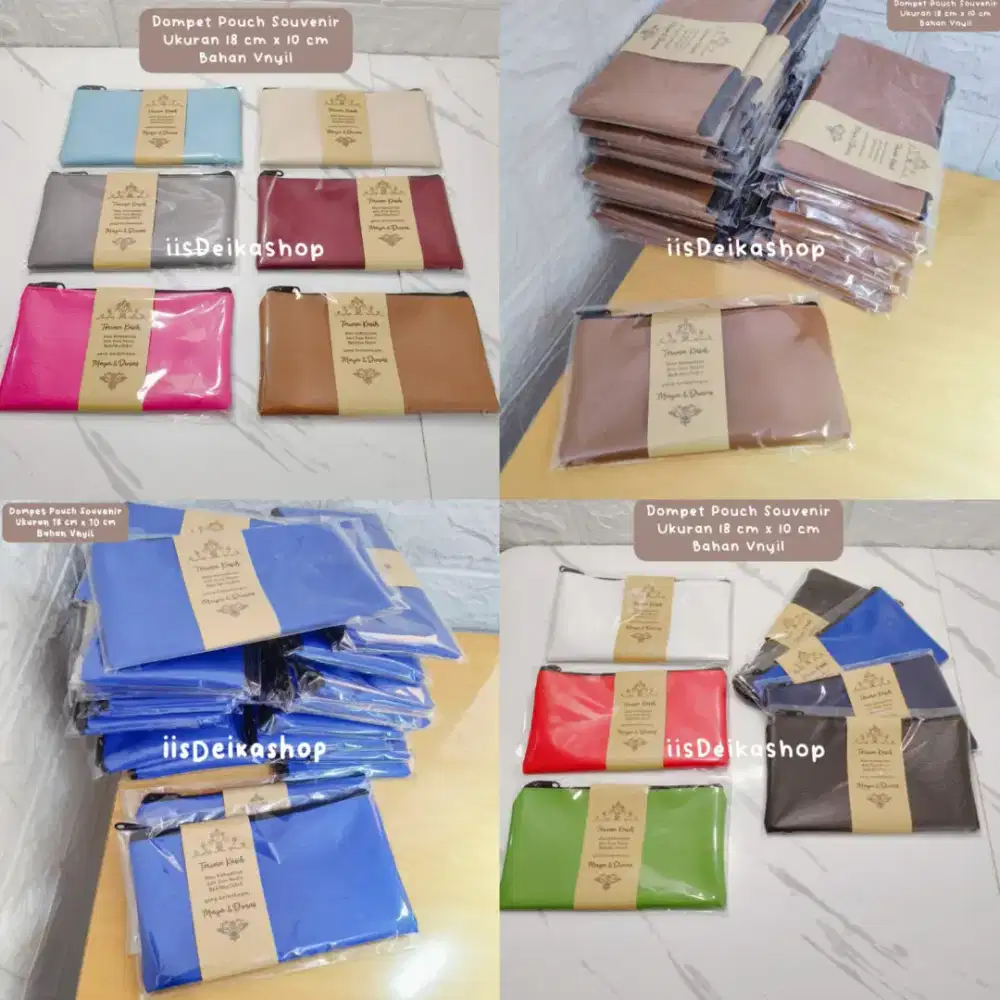 SOUVENIR DOMPET VINYL MURAH | POUCH SOUVENIR HAJI dll