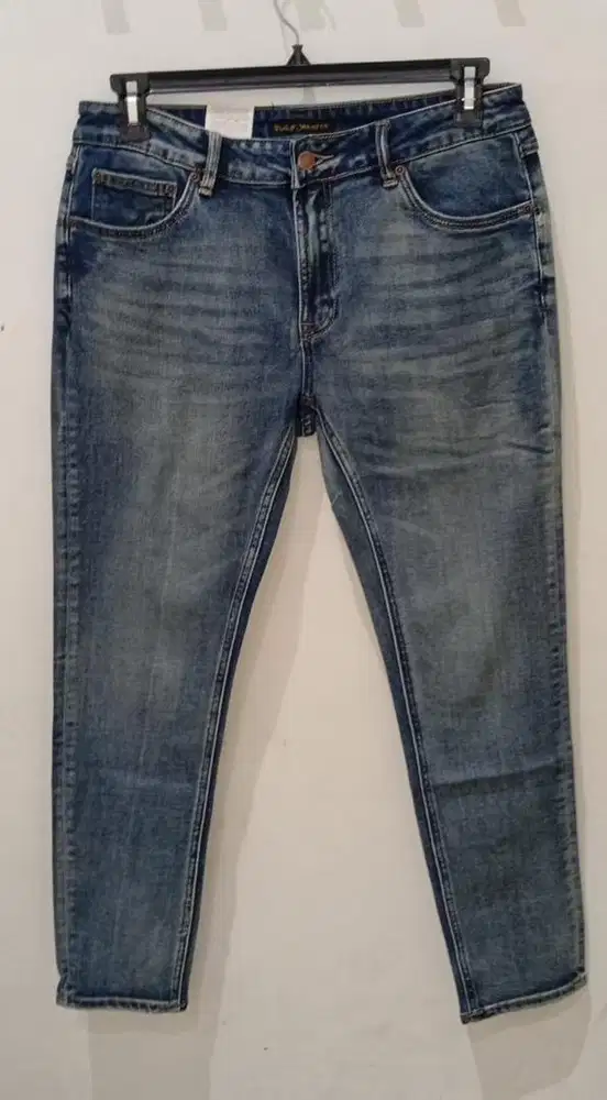 NUDIE JEANS SKINNY LIN DRY DEEP ORANGE