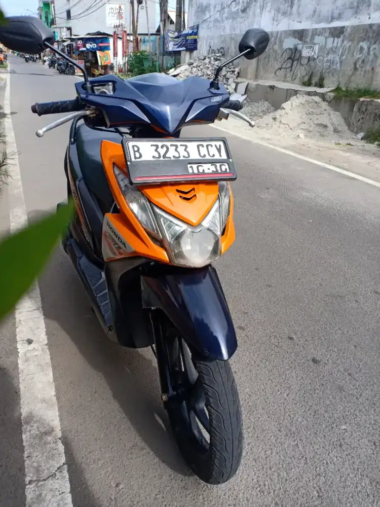 Honda beat orange biru 2013 pajak puanjang siap pakai