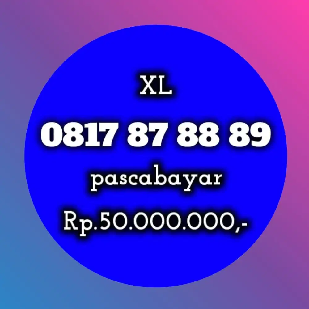 NOMOR CANTIK XL 87 88 89
