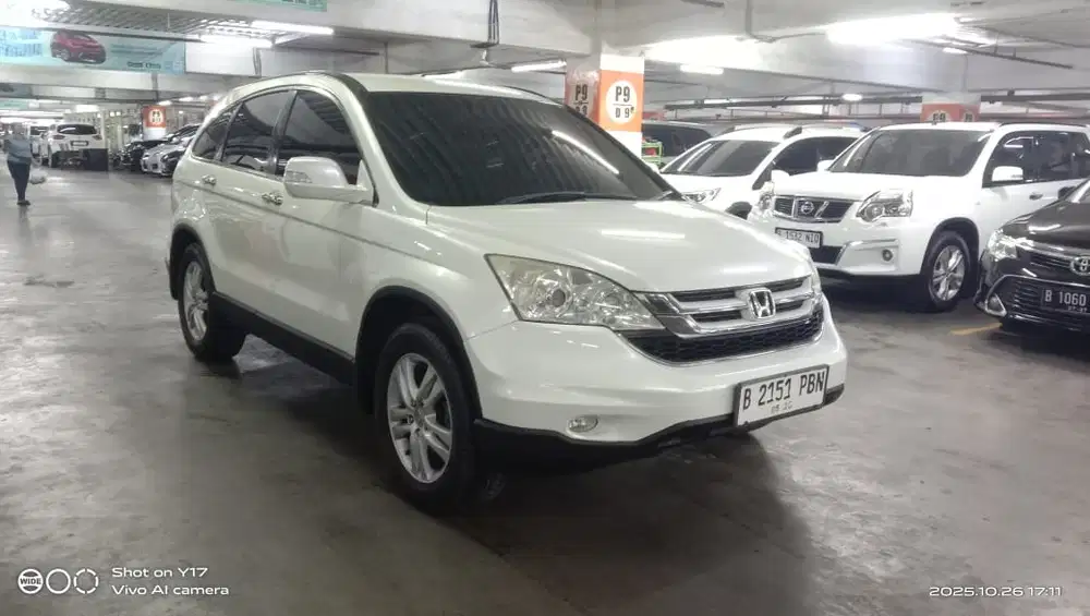 Honda CRV 2.4 2010 Putih Tangan 1 Pajak Panjang Low KM Mulus Dp 10Jt