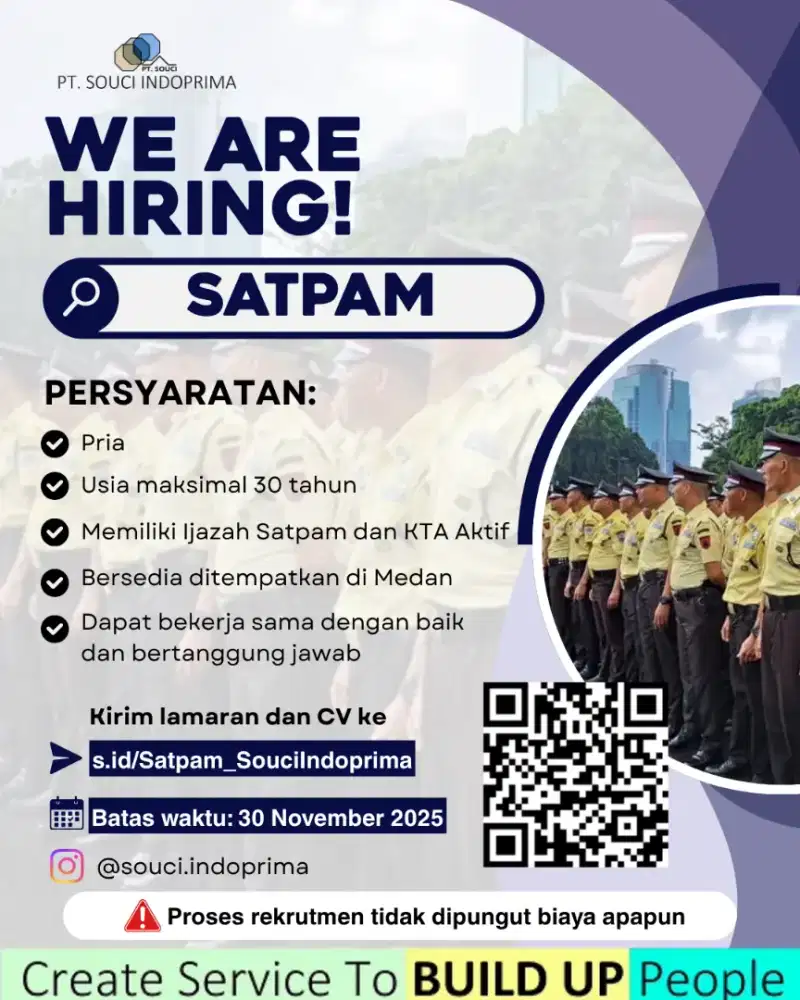 LOWONGAN KERJA SATPAM - MEDAN